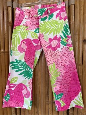 Lilly Pulitzer Ports Of Caw Capri Pants.  Size 0